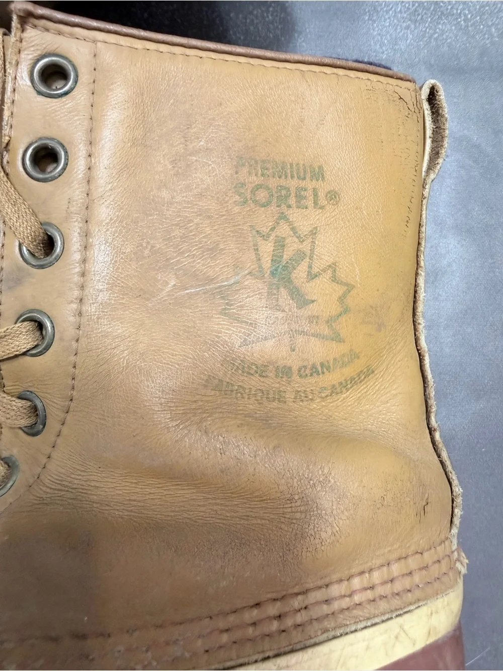 Sorel Kaufman VNTG made in Canada sz 7 W Winter Snow Boots